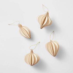 THRESHOLD x STUDIO MCGEE Wood Accordion Christmas Ornament Set